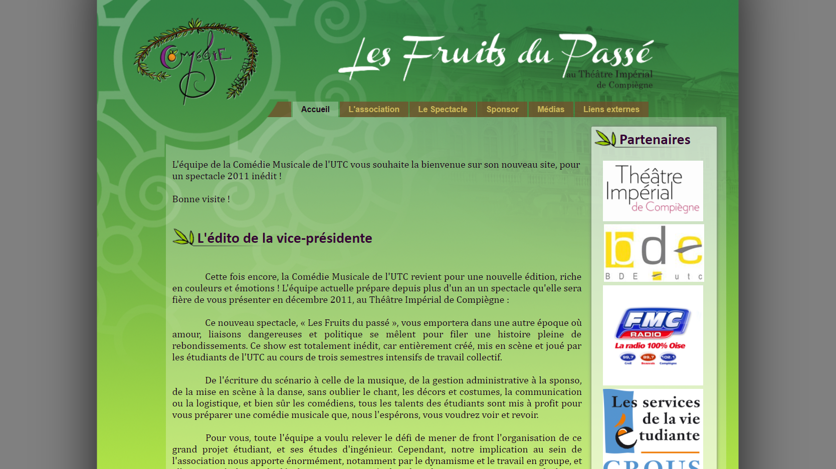 Site de la Com' 2011