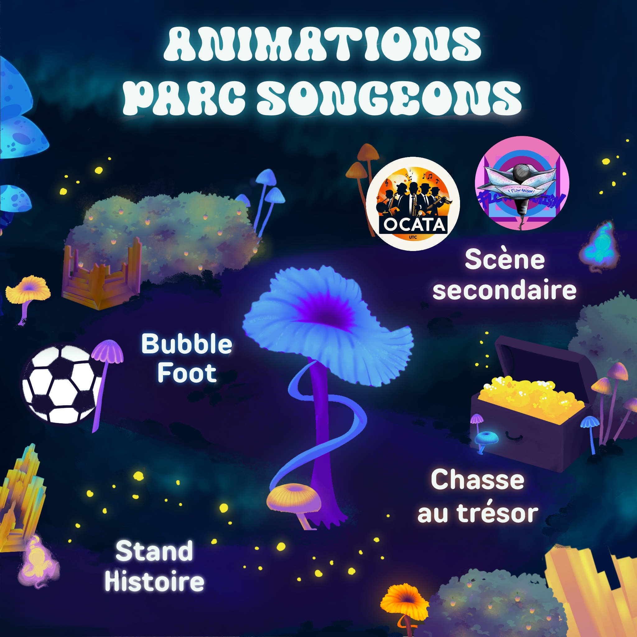 Image présentant les animations du parc.